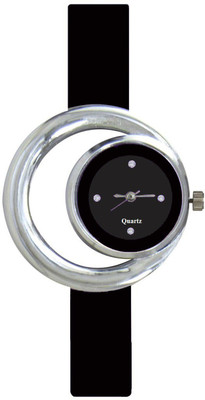 

SPINOZA glory double ring black fancy women Watch - For Girls
