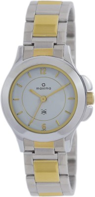 Maxima 43070CMLT Bimetal Analog Watch  - For Women   Watches  (Maxima)