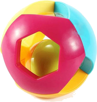 

Toy House Intellectual Bell Ball Baby Rattle(Multicolor)