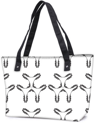 

Snoogg Pack Of 2 Grey Flite Combo Tote Shopping Grocery Bag With Coin Pencil Purse Shoulder Bag(Multicolor, 15 L)