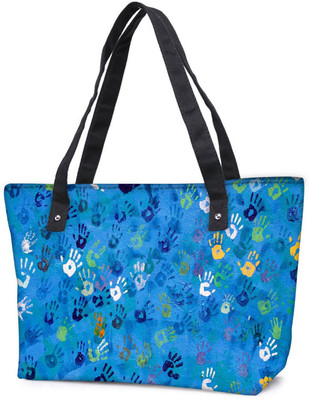 

Snoogg Pack Of 2 Don’T Touch My Phone Combo Tote Shopping Grocery Bag With Coin Pencil Purse Shoulder Bag(Multicolor, 15 L)
