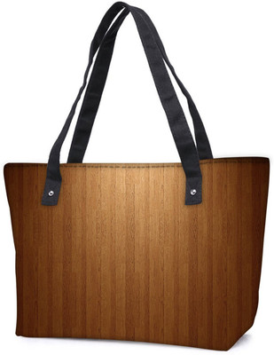 

Snoogg Pack Of 2 Light Wooden Design Combo Tote Shopping Grocery Bag With Coin Pencil Purse Shoulder Bag(Multicolor, 5 L)