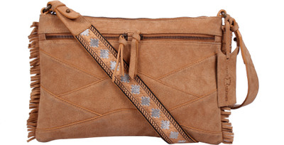 

romari tansling Sling Bag(Tan, Beige, 5 inch)