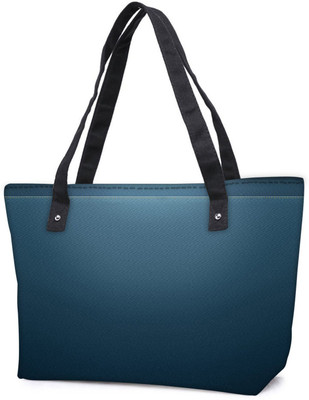 

Snoogg Pack Of 2 Light Blue Abstract Design Combo Tote Shopping Grocery Bag With Coin Pencil Purse Shoulder Bag(Multicolor, 5 L)
