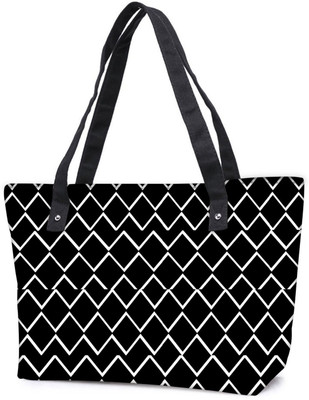 

Snoogg Pack Of 2 Tech Ski Combo Tote Shopping Grocery Bag With Coin Pencil Purse Shoulder Bag(Multicolor, 5 L)