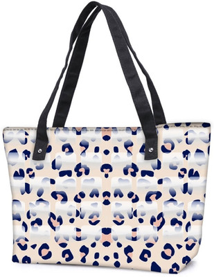 

Snoogg Pack Of 2 Leopardshelf Combo Tote Shopping Grocery Bag With Coin Pencil Purse Shoulder Bag(Multicolor, 5 L)