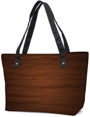 

Snoogg Pack Of 2 Wood Texture Combo Tote Shopping Grocery Bag With Coin Pencil Purse Shoulder Bag(Multicolor, 15 L)