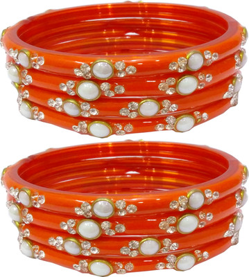 Mann Retails Glass Kada(Pack of 8)