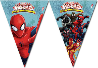 

Disney Spider Man Triangle Flag (9 Flags)-1Pc Banner(3.5 ft, Pack of 2)