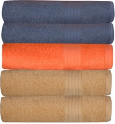 

Shopping Store Cotton 450 GSM Bath Towel(Pack of 5, Multicolor), Mulit color