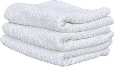 

Shopping Store Cotton 450 GSM Bath Towel Set(Pack of 3, White)