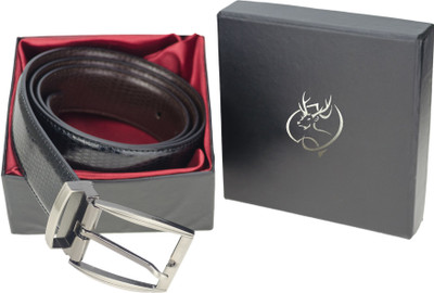 

Zeva Men Casual, Formal, Party Black, Brown Genuine Leather Reversible Belt