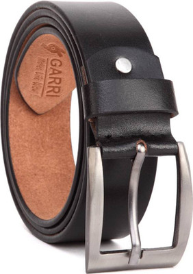 

Garri Men Casual Black Genuine Leather Belt