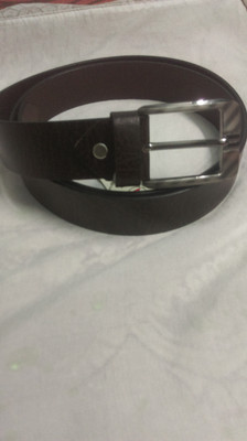 

BABA BLESSINGS Men Formal Brown Genuine Leather Belt