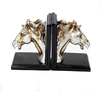 

Vishal Props Wooden Book End(Beige, Black, Pack of 2)
