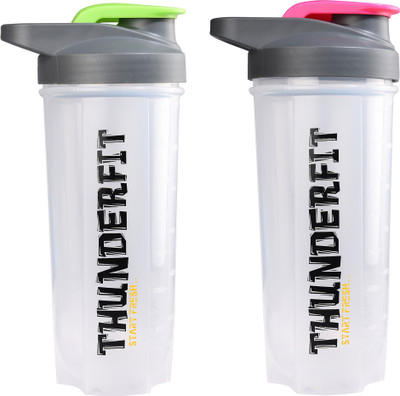 

THUNDERFIT tiger100 750 ml Shaker(Pack of 2, Multicolor)