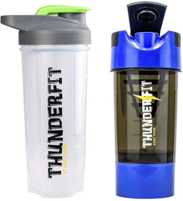 

THUNDERFIT kanika999 750 ml Shaker(Pack of 2, Multicolor)