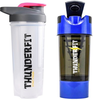 

THUNDERFIT multi001 750 ml Shaker(Pack of 2, Multicolor)