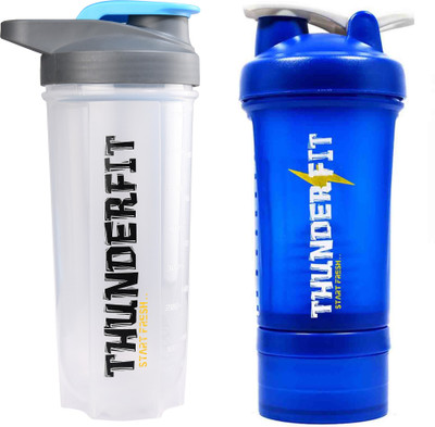 

THUNDERFIT b6gf40 750 ml Shaker(Pack of 2, Multicolor)