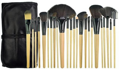 

Kairos Makeup Brush Set with PU Leather Carry Case(Pack of 24)