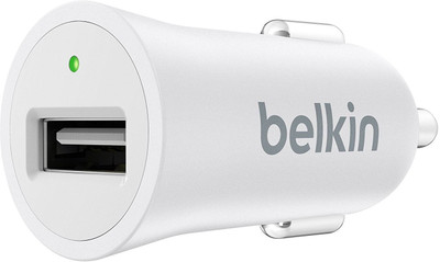 

Belkin 2.4 amp Turbo Car Charger(White)