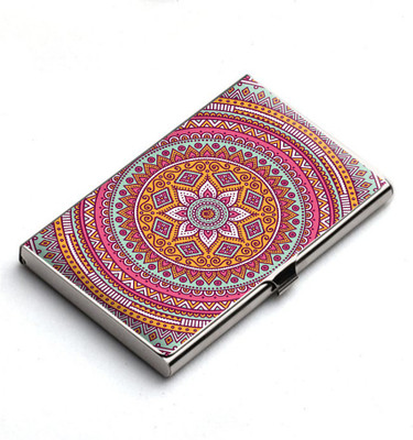

Heartzy 10 Card Holder(Set of 1, Multicolor, Orange, Pink)