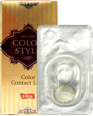 

COLOR STYLE Spherical contact lens Monthly Contact Lens(-6, Green, Pack of 1)