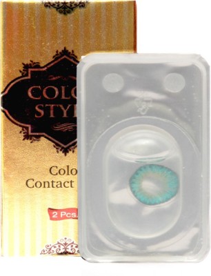 Color Style Monthly Disposable(-1.5, Colored Contact Lenses, Pack of 1)