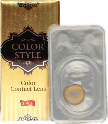 

COLOR STYLE Spherical contact lens Monthly Contact Lens(-5.5, Dark Hazel, Pack of 1)