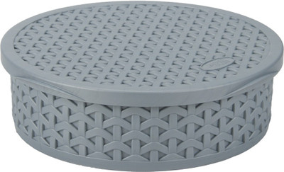 Jaypee Plus Plastic Grocery Container  - 1320 ml(Silver)