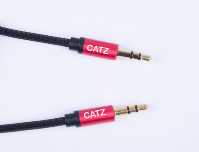 

catz CZ-AU-BL-2M AUX Cable(Black, Silver)