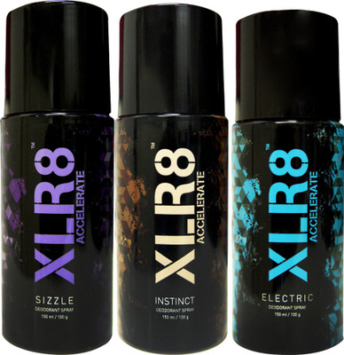 

XLR8 Sizzle Instinct & Electric Body Spray - For Men(150 ml)