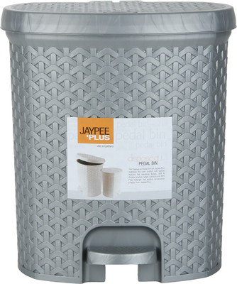 

Jaypee Plus Dispose all Small Plastic Dustbin(Silver)