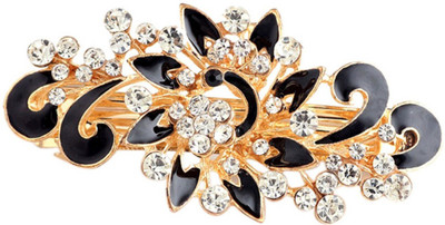 

GELILIA Imported New Style Crystal Studed Hair Clip(Black)