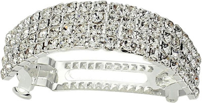 

GELILIA New Arrival Luxurious Crystal Studded Hair Clip(Silver)