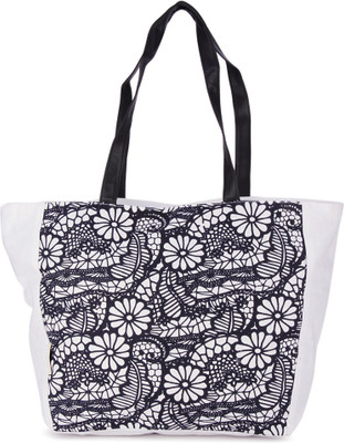 

People Tote(White, Black), Black;white