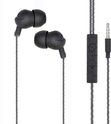 

Power EZ057 Wired Headset with Mic(Black, In the Ear)