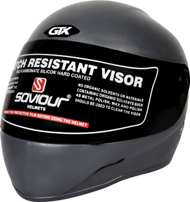 SAVIOUR GTX Advance Motorbike Helmet(Grey