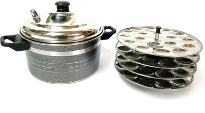 

Mahavir Induction Idli Maker(4 Plates , 72 Idlis )