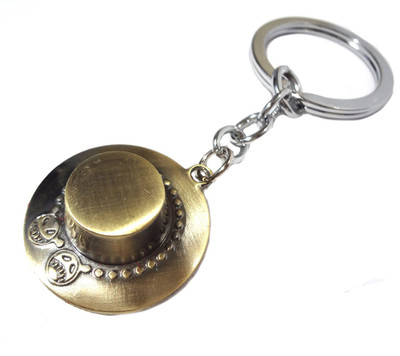 

ComicSense High Quality Imported One piece Anime Portgas D. Ace Hat Logo Key Chain