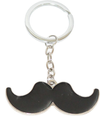 

Aura Full Metal Mooch Moustache Key Chain