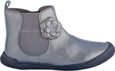 

Beanz Girls Slip on Casual Boots(Grey, Mid::grey