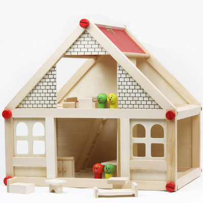 

Krypton Present Become An Architect Toy Build Your Own Wooden HOME(Multicolor)