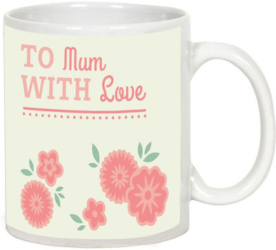 

AllUPrints Anniversary Gift For Mother White Ceramic Mug(325 ml), Multicolor