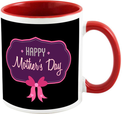 

AllUPrints Incredible Mother's Day Gift Red Ceramic Mug(325 ml), Multicolor