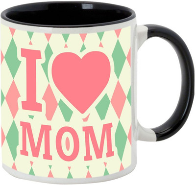 

AllUPrints My Lovely Mother Black Ceramic Mug(325 ml), Multicolor