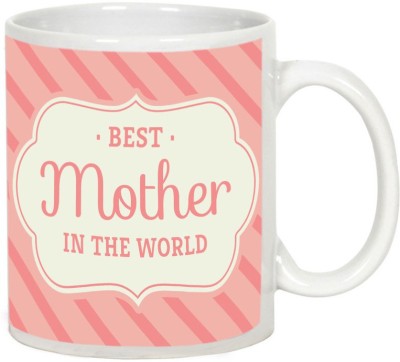 

AllUPrints Mom A Reflection Of God White Ceramic Mug(325 ml), Multicolor