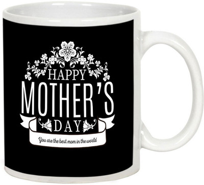 

AllUPrints You Are The Best Mommy In The World White Ceramic Mug(325 ml), Multicolor