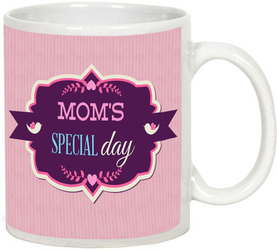 

AllUPrints My Sweet Mother White Ceramic Mug(325 ml), Multicolor