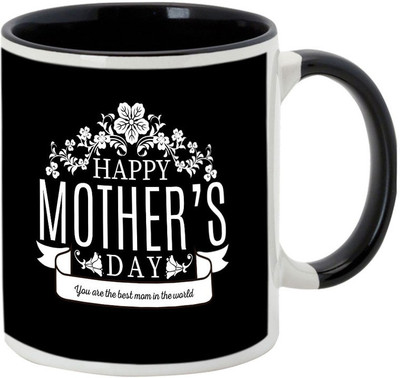 

AllUPrints You Are The Best Mommy In The World Black Ceramic Mug(325 ml), Multicolor